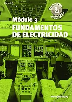 portada del libro módulo 3 de la licencia de mantenimiento aeronautico: fundamentos de la electricidad