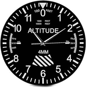 reloj inspirado en la cabina de un avión